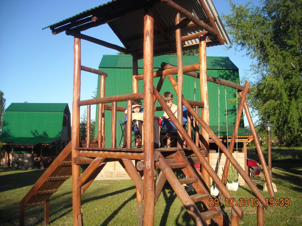 Cabanas Ecos Del Rio Los Reartes Bagian luar foto